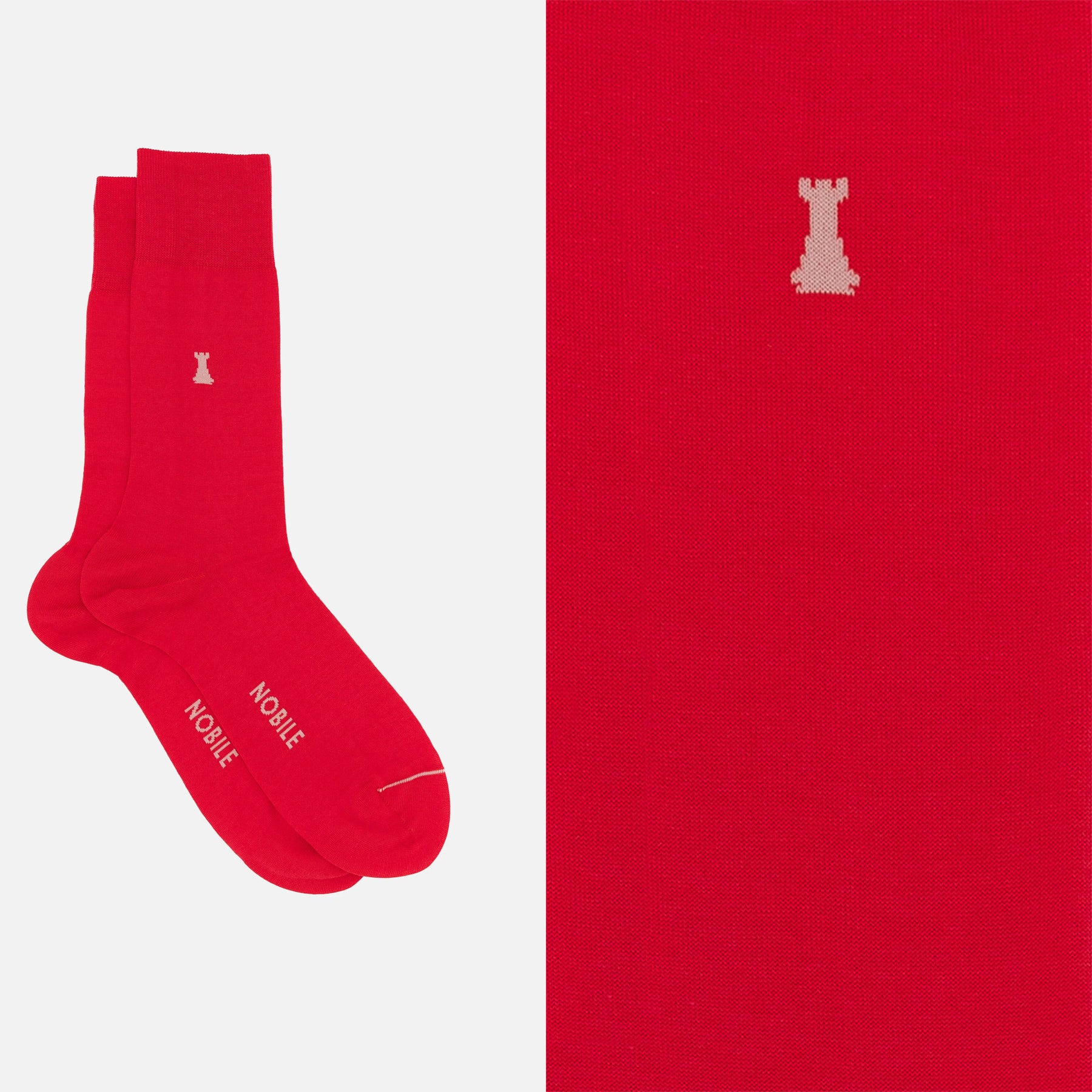 Federico II - Plain short sock 