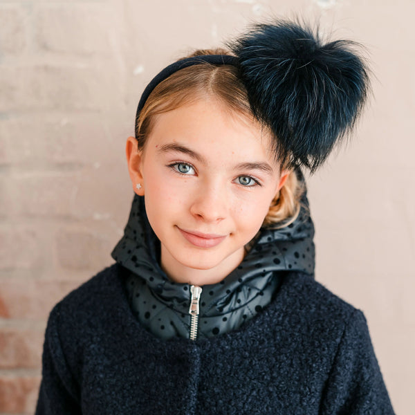 LARGE POMPOM HEADBAND