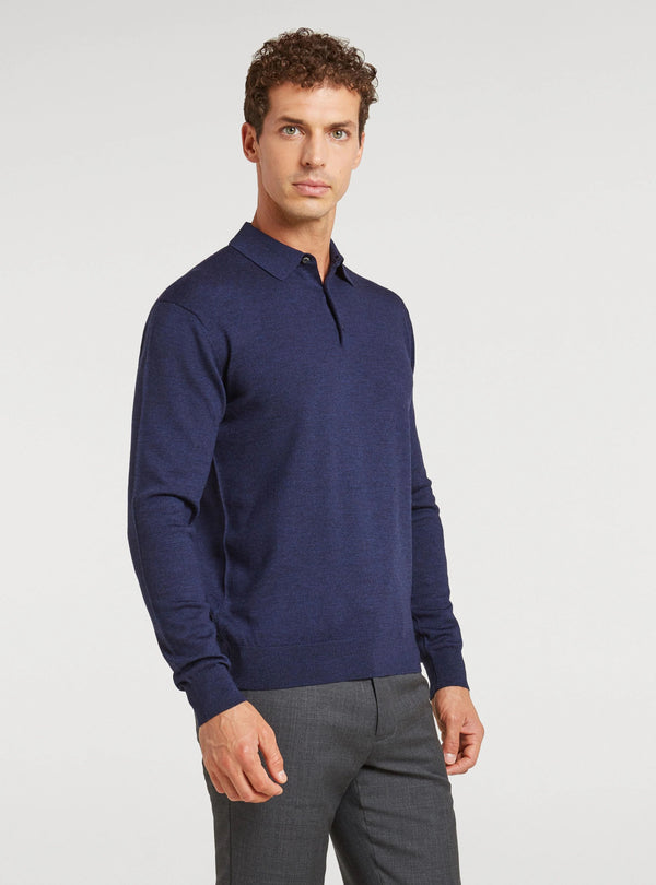 Polo in pura lana merino