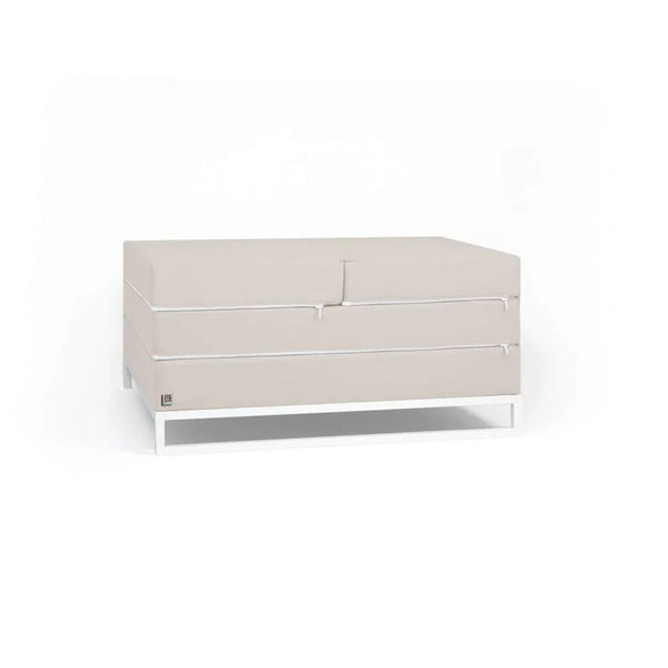 DIVERSO OUTDOOR, Outdoor Sofa Bed and Pouf 90x90 cm 