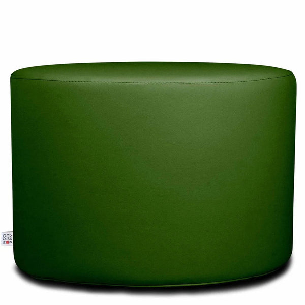 CHILL ECO 55, Round Footrest Pouf in Eco-Leather 55 x h42