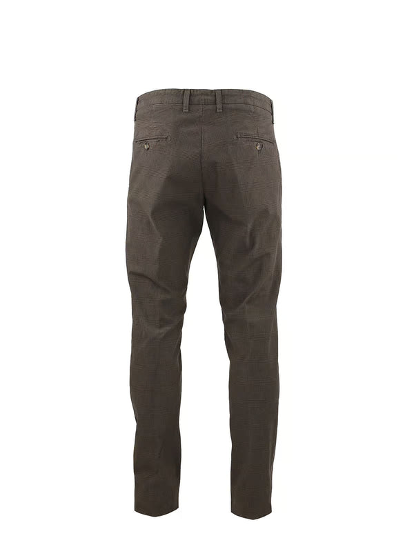 PRINCE OF WALES FABRIC TROUSERS