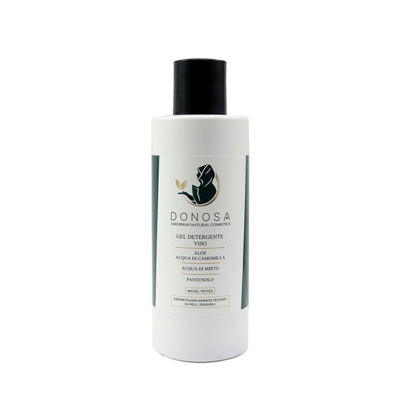 Gel Detergente Viso Delicato – Aloe Vera, Pantenolo e Idrolati Naturali