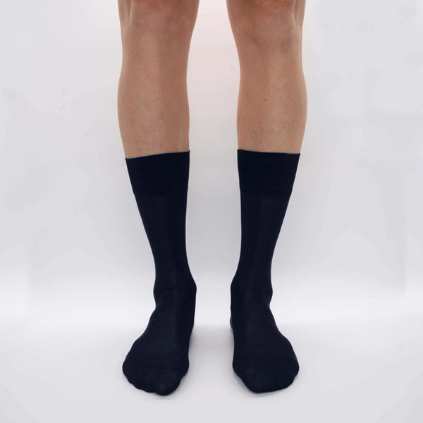 Mulberry Silk Chiffon - Fine Knit Short Sock