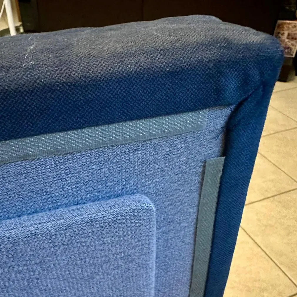 PANDORA 84 MF, Rectangular Microfiber Container Pouf 84x42 h42