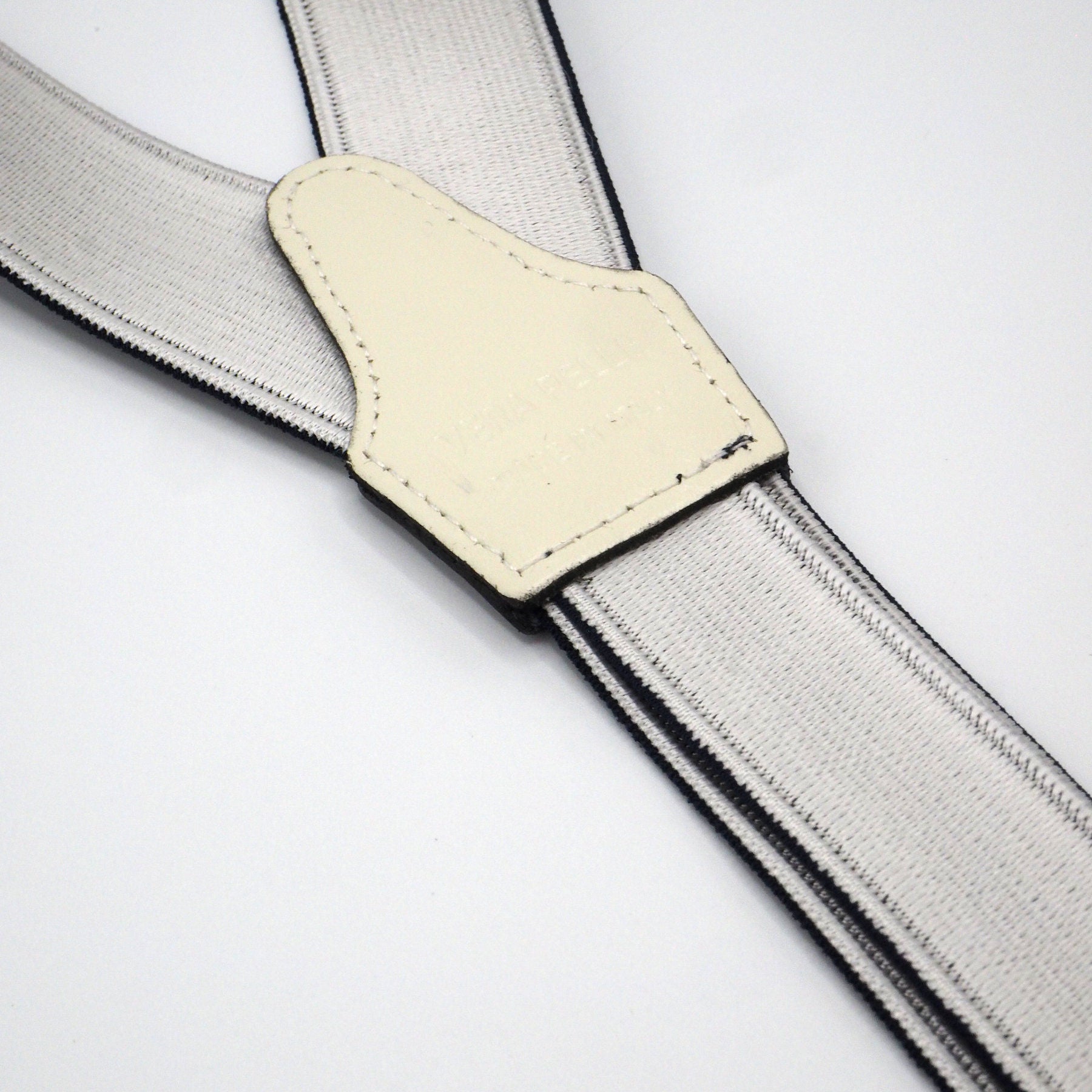 Elegant blue suspenders