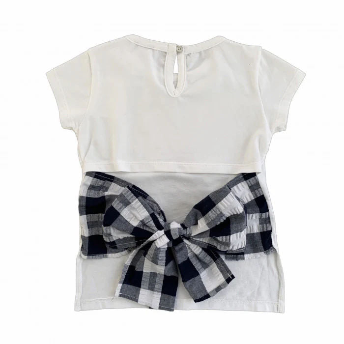 T-SHIRT FIOCCO SCHIENA VICHY