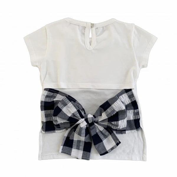 T-SHIRT FIOCCO SCHIENA VICHY