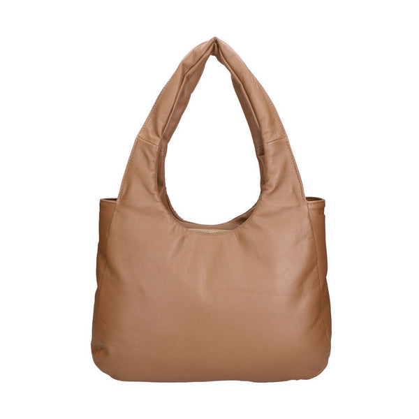 Women's Shoulder Bag in Nappa Print Leather - 6502.