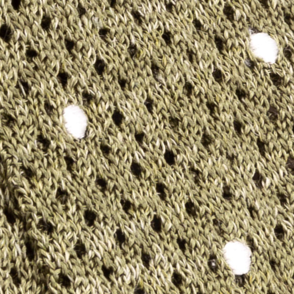 Cravatta tricot verde