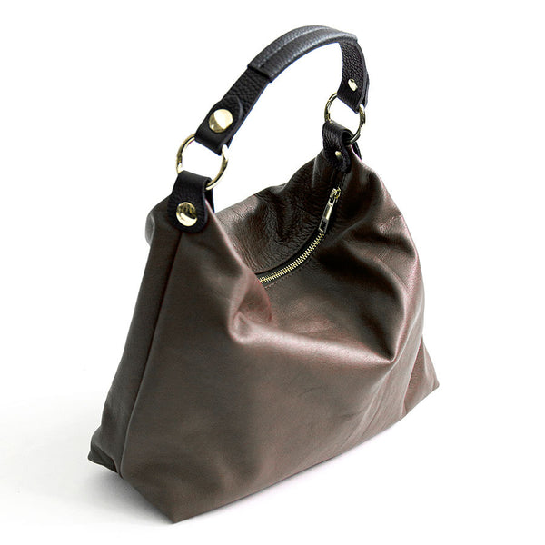 DEMY - Glace nappa leather bag
