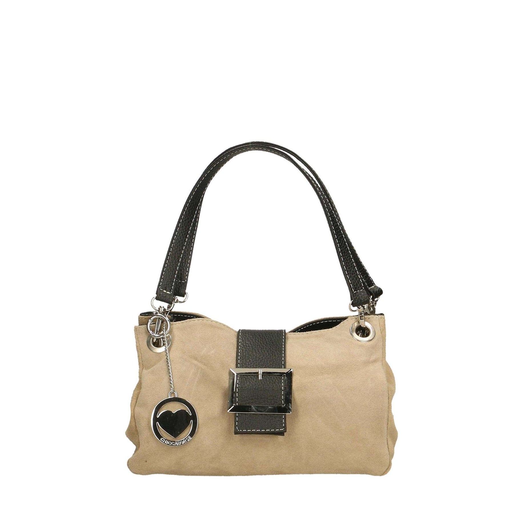 Women's Hand Clutch in 100% Suede Leather - 27x18x12 cm - 10027 