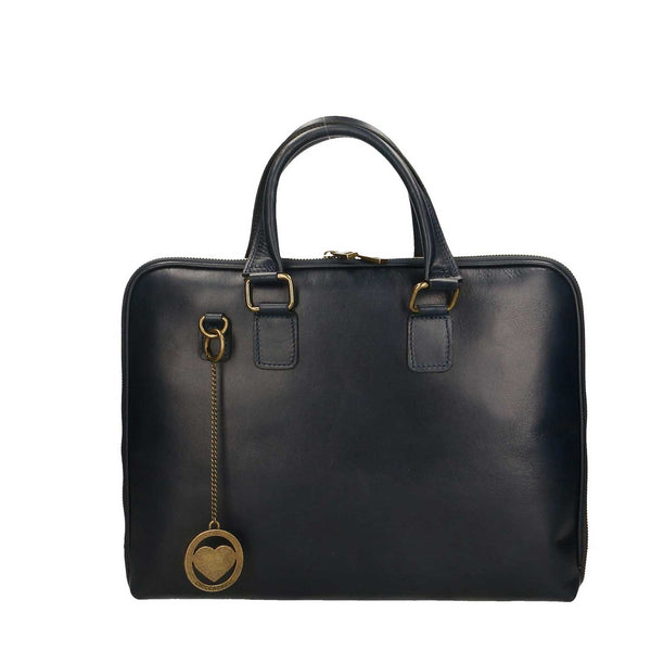 Women's Leather Briefcase Document Bag 37 x 27 x 7 Cm - 9033 