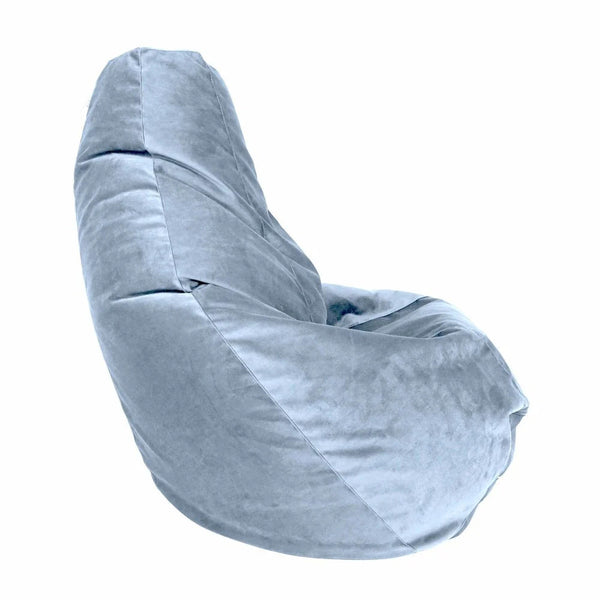 SESSANTOTTO 68 VELVET, Velvet Bean Bag Pouf L Removable Cover