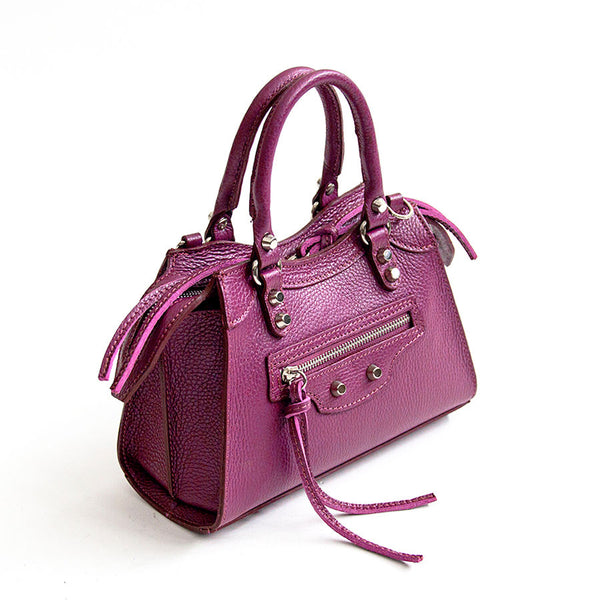 BARCELLONA Small - bauletto in pelle fuxia (Copia) (Copia)