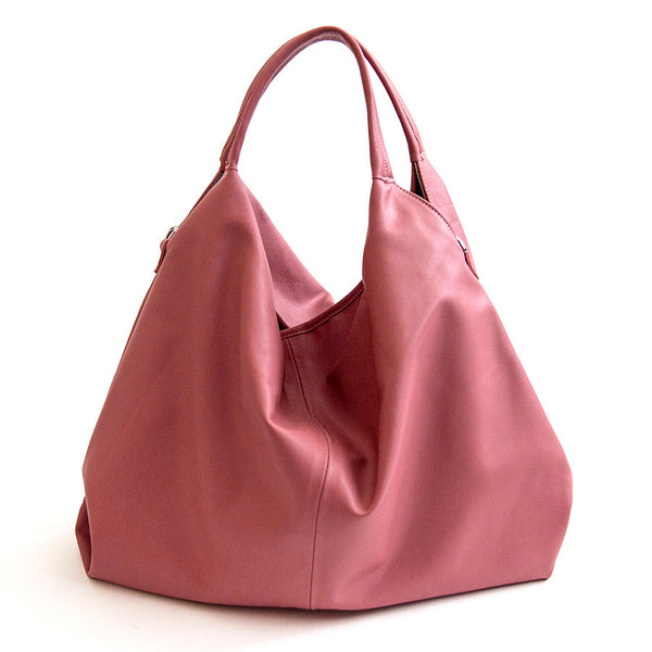 ELSA - Maxi bag in black nappa leather