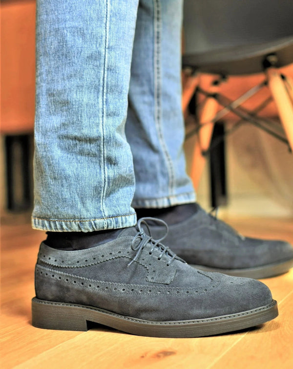 VOLTERRA - Navy Suede