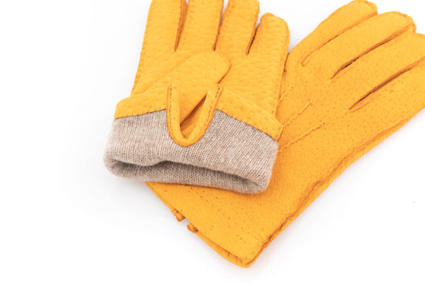 Yellow Peccary Gloves