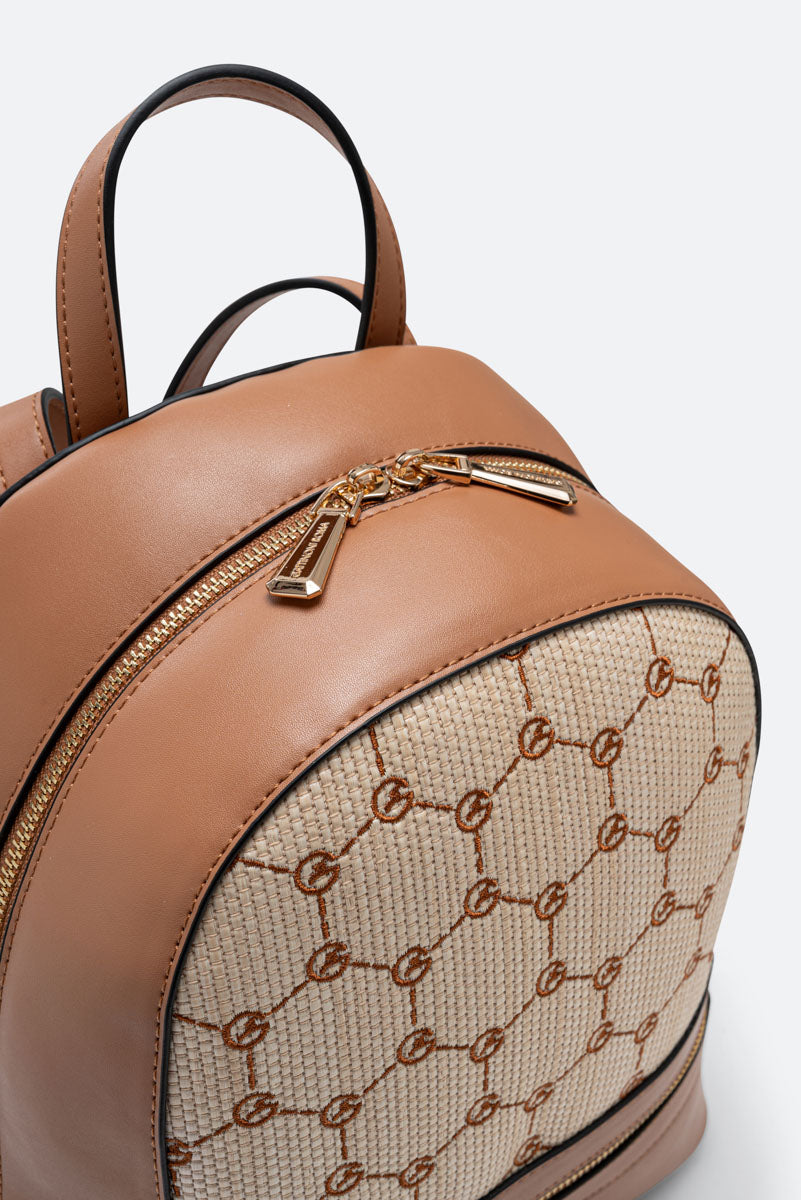 Zaino Ada Straw Tan