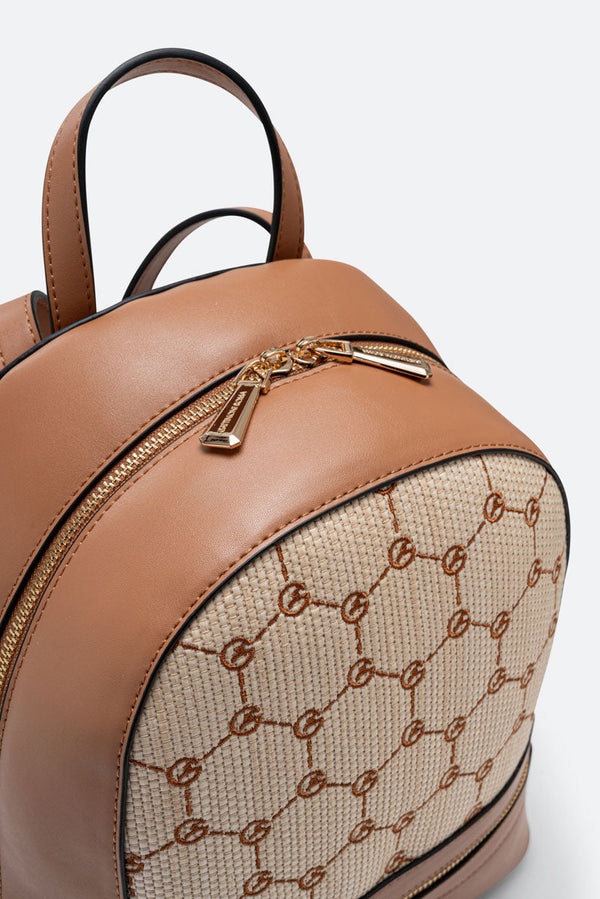 Zaino Ada Straw Tan