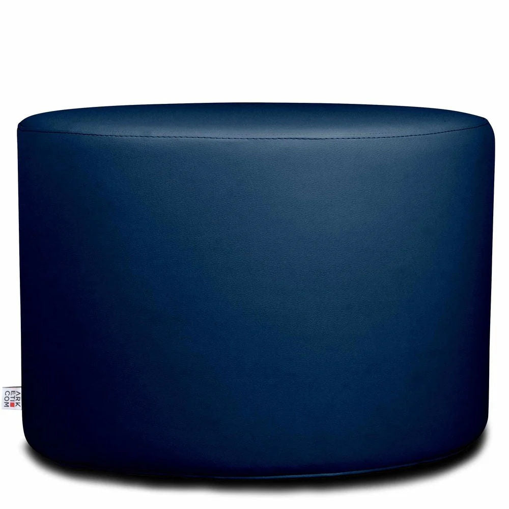 CHILL ECO 55, Round Footrest Pouf in Eco-Leather 55 x h42