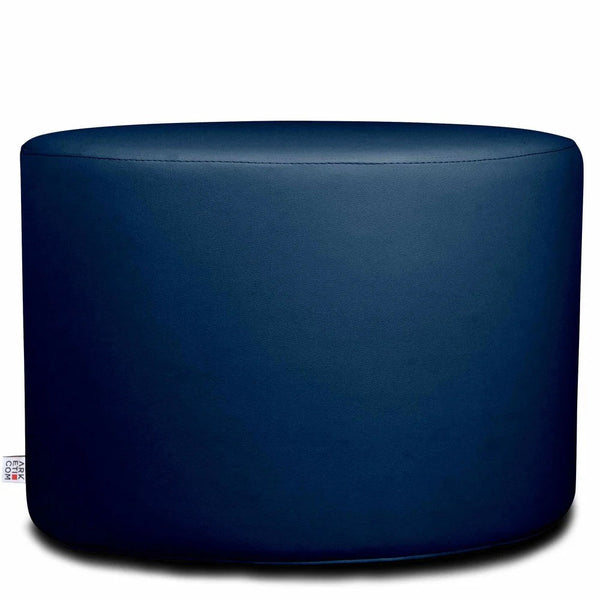 CHILL ECO 55, Round Footrest Pouf in Eco-Leather 55 x h42
