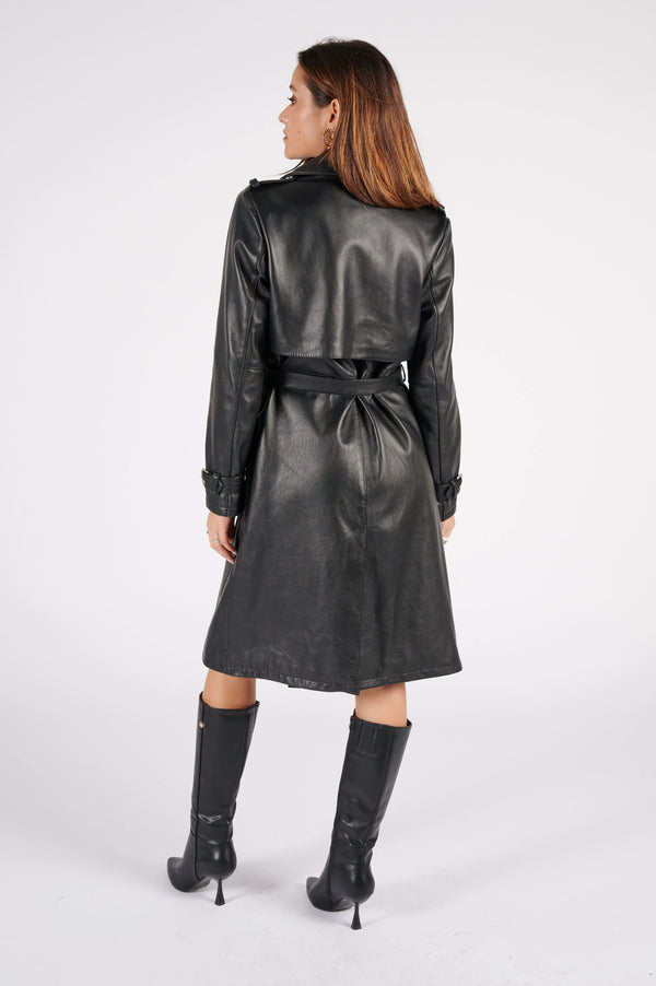 Studded Trench Coat