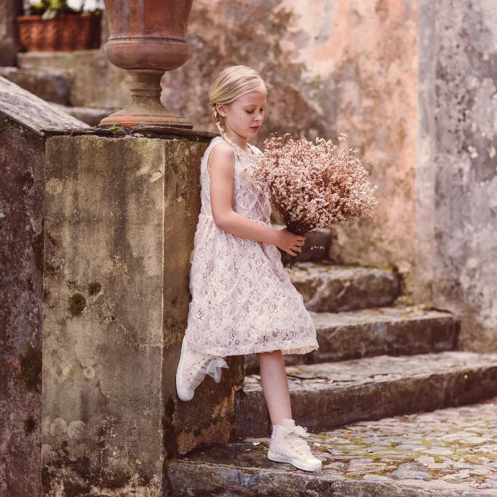POWDER LACE DRESS