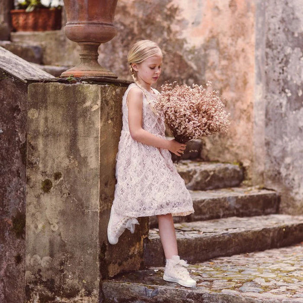 POWDER LACE DRESS