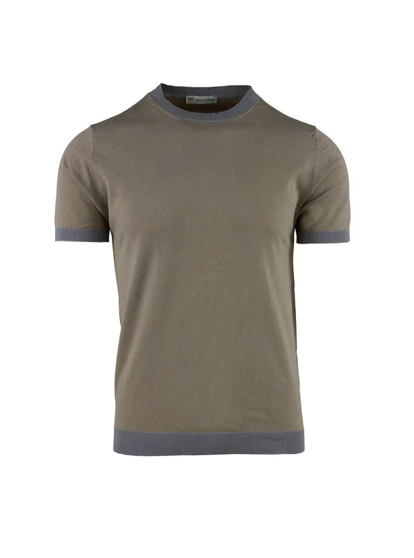 CREW NECK SHORT SLEEVES WITH CONTRASTS
