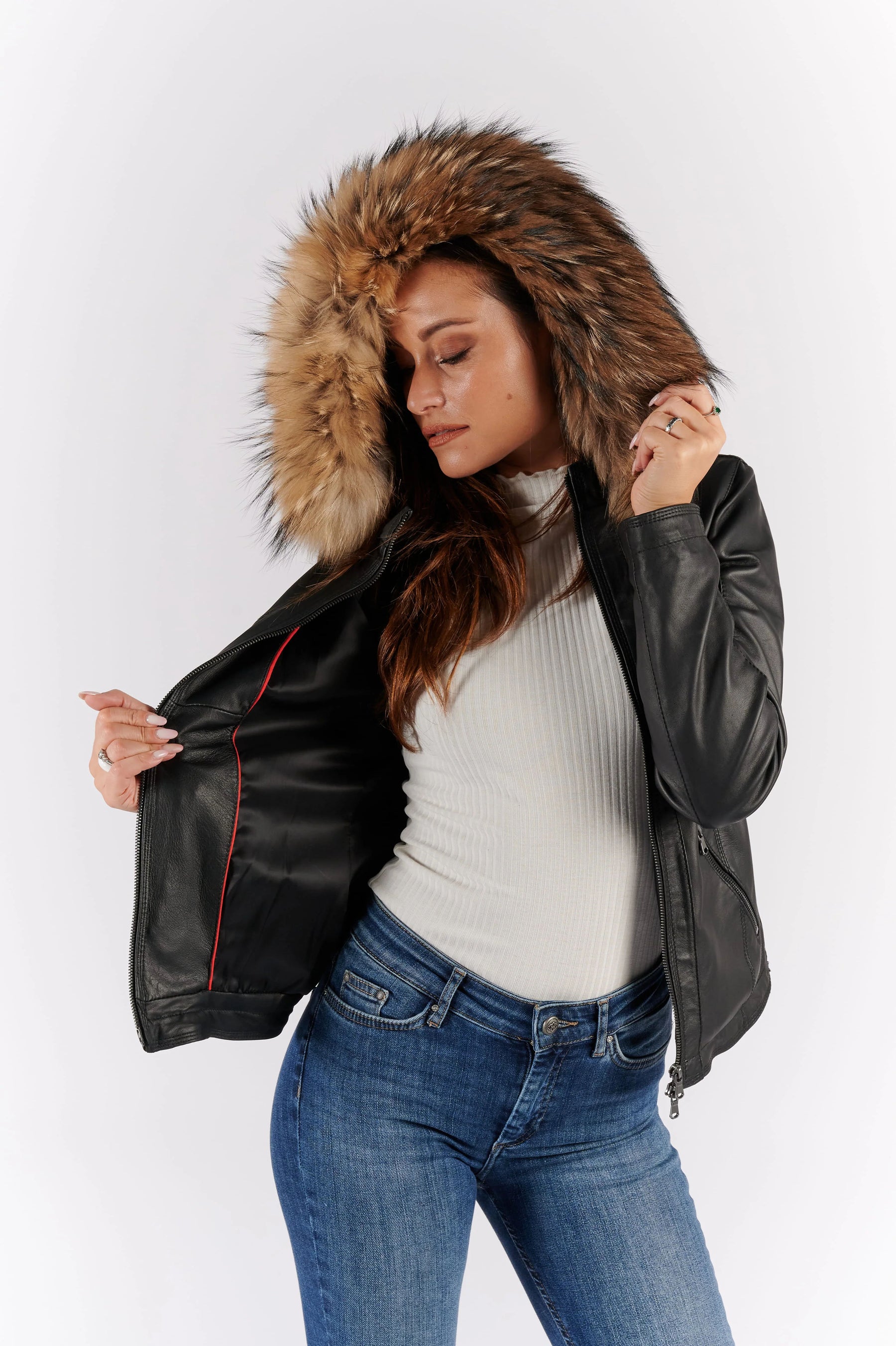 Sofia with Fur Hood