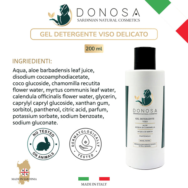 KIT  GEL DETERGENTE + CREMA VISO ANTIETÀ + OMAGGIO