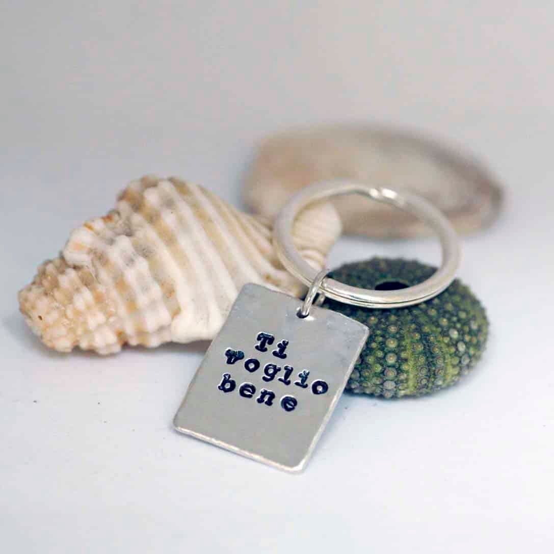 PERSONALIZED KEY RING - 925 SILVER