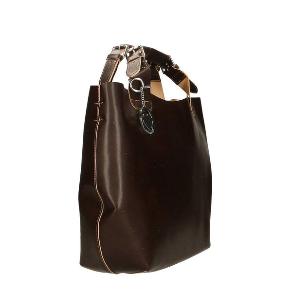 Large Leather Satchel Bag for Women - 44x30x13 cm - 9007 