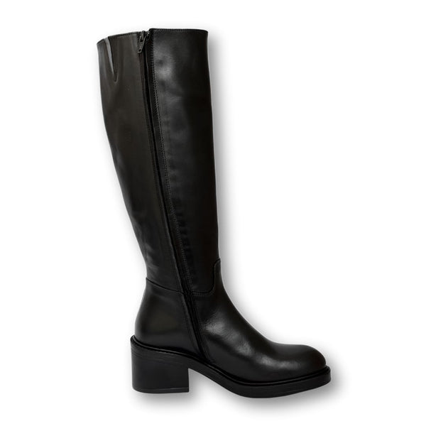 MastroDomenico Women's Handmade High Boots - Black 