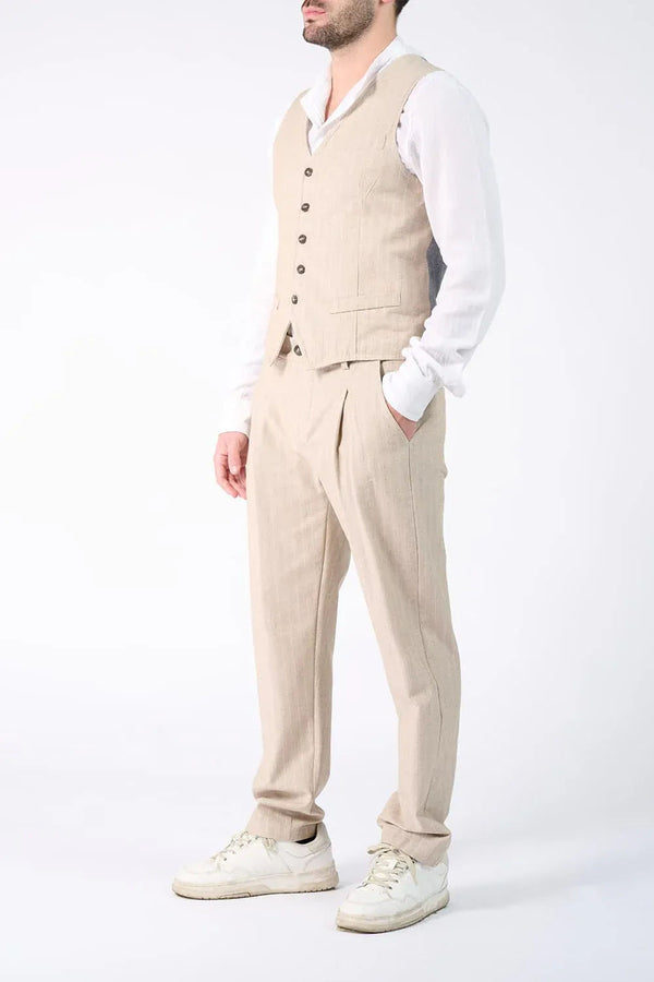 Pinstriped Trousers