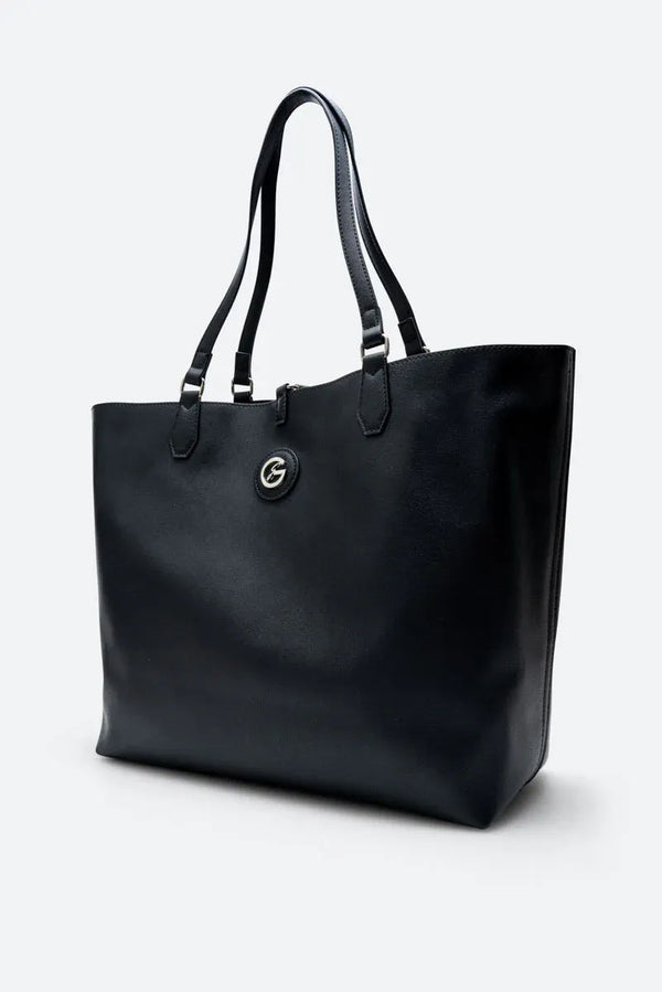 Teodosia Reversible Black shopping bag