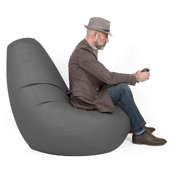 SESSANTOTTO 68 ECO, Bean Bag Chair in Eco-Leather L Removable Cover