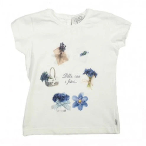 T-SHIRT STAMPA FIORI