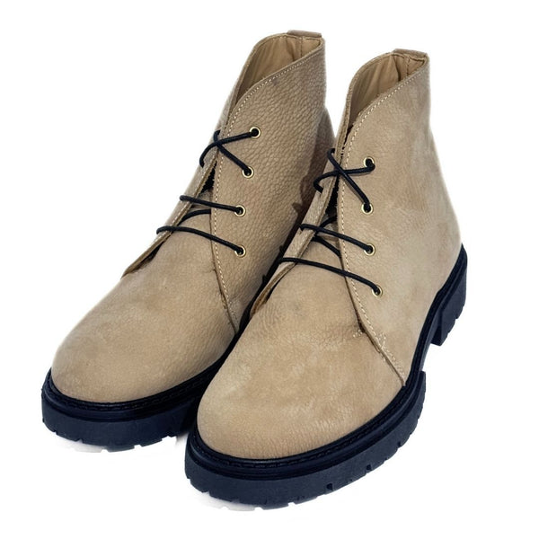MastroDomenico Women's Handcrafted Winter Shoes – Oregon Sand 