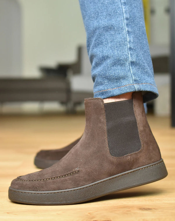 Curtain - Brown Suede