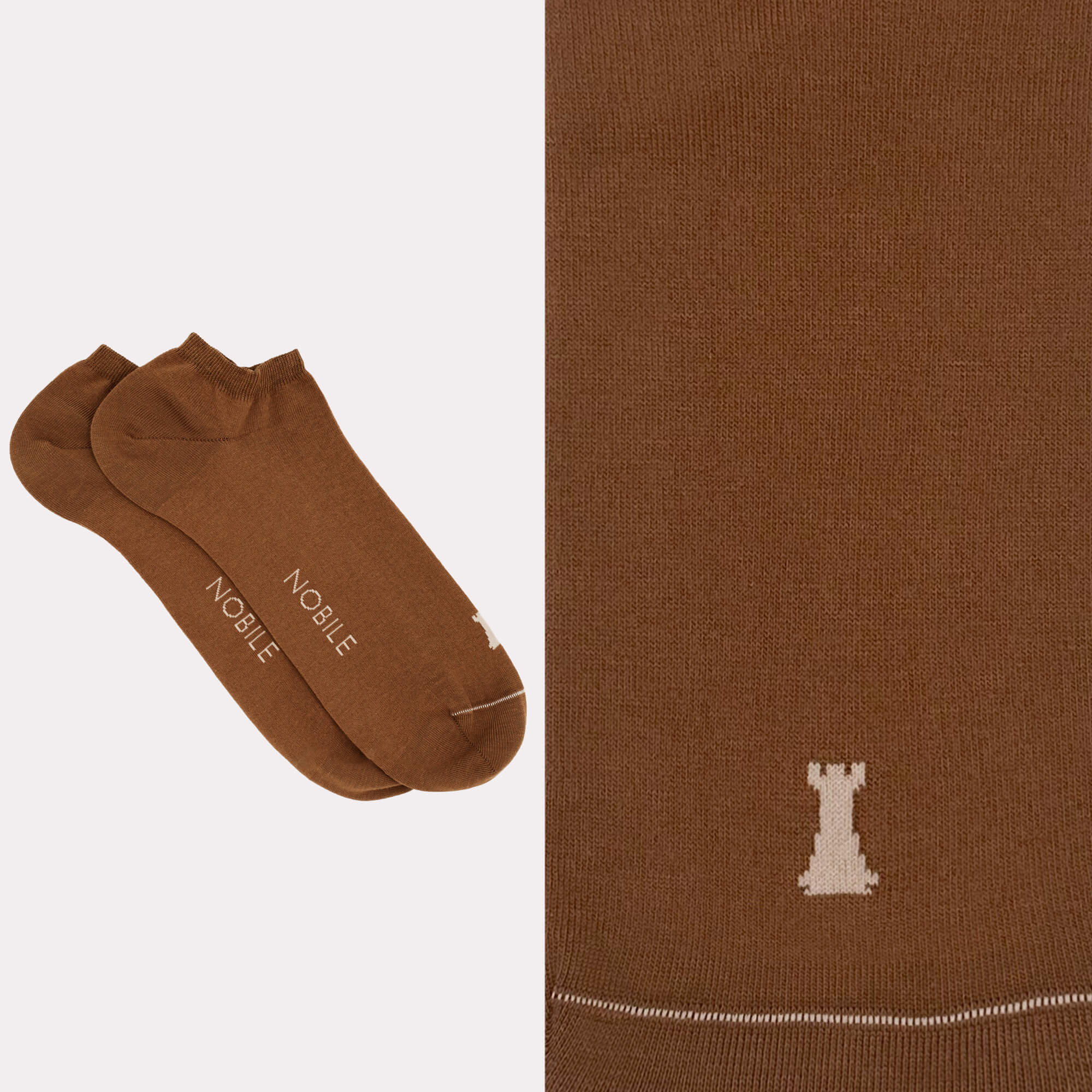Pure Makò Cotton Ankle Socks - Solid Color 