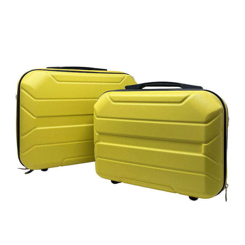 Rigid beauty case suitcase set in waterproof ABS - BEATY_01. 