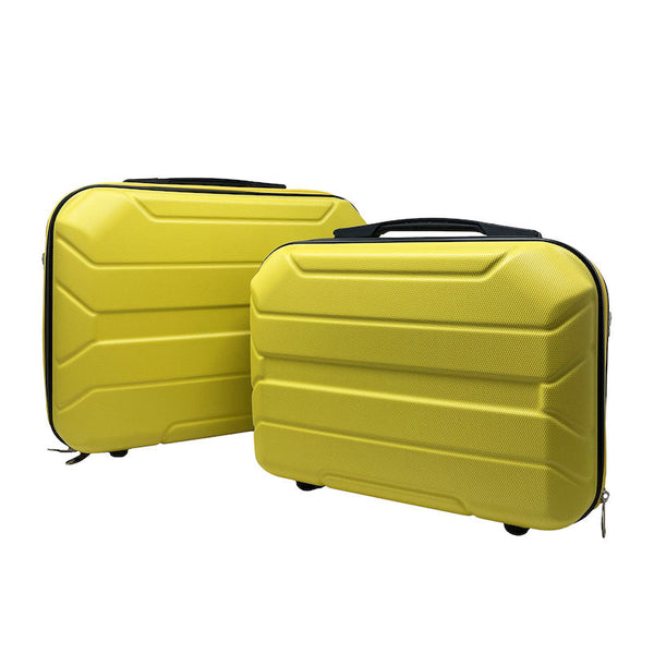 Rigid beauty case suitcase set in waterproof ABS - BEATY_01. 