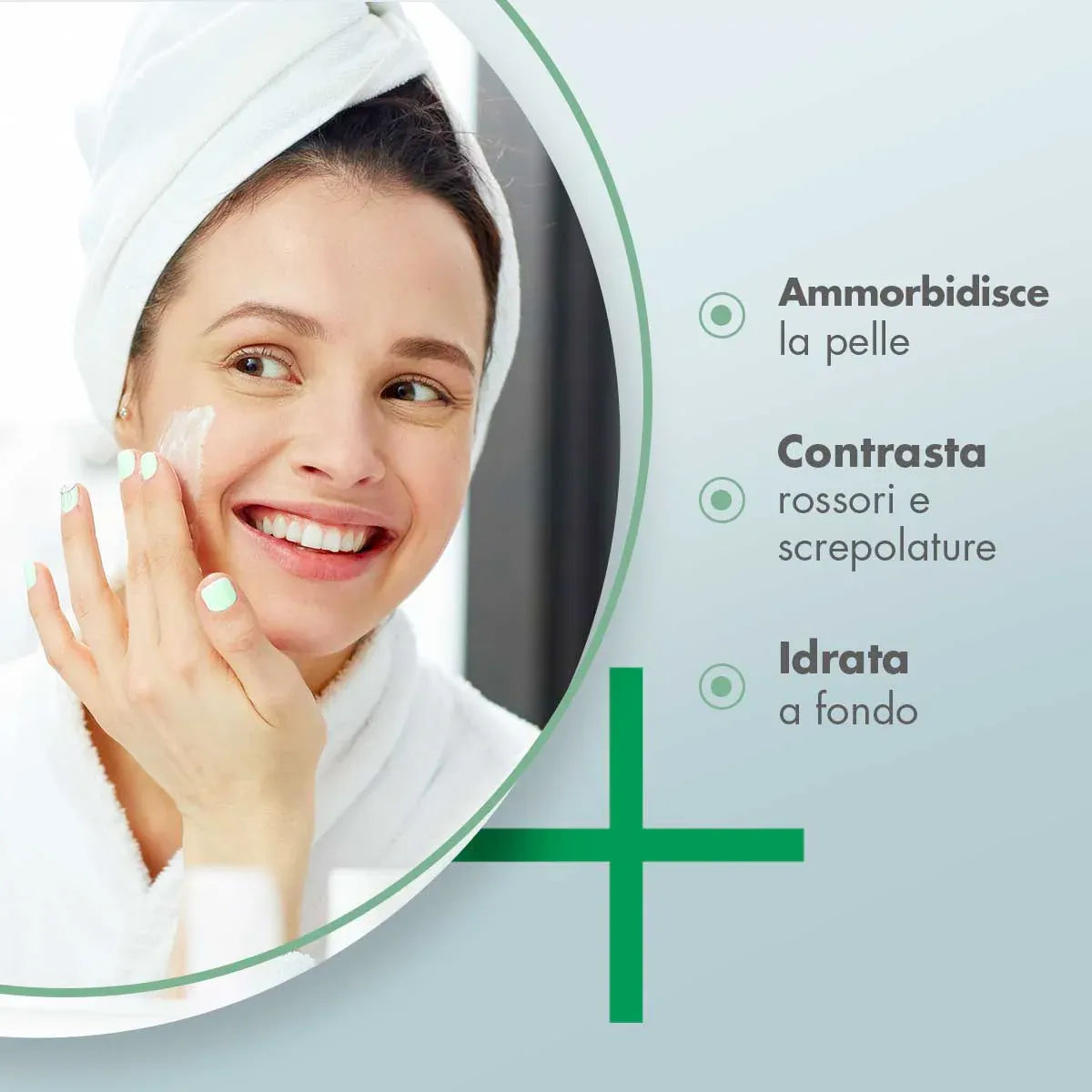 Moisturizing cream for dry skin