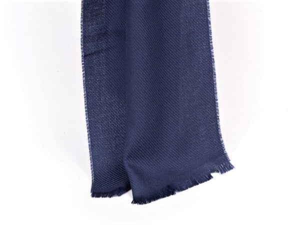 Pure wool blue scarf