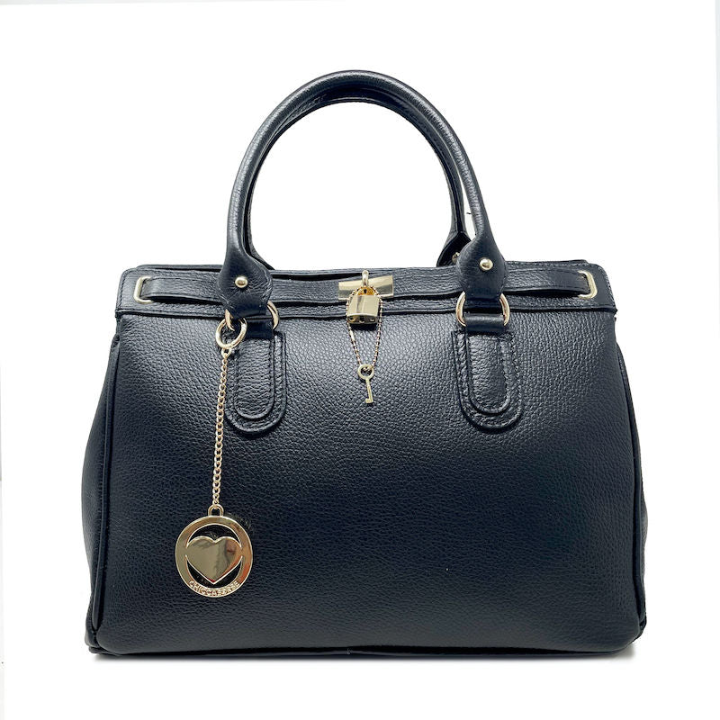 Borsa a Mano grande da Donna con con pendente in pelle – 80048N