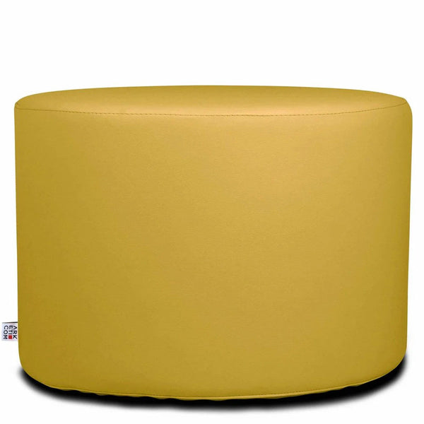 CHILL ECO 55, Round Footrest Pouf in Eco-Leather 55 x h42