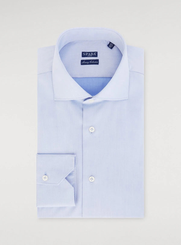 Solid color cotton shirt