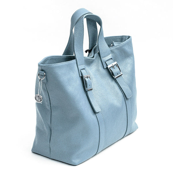 GINNY - Maxi shopping in pelle avio